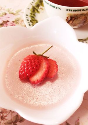 マシュマロで♪簡単いちごムース♡-レシピのメイン写真