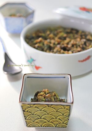 ばっけ(蕗の薹)の醤油麹和え-レシピのメイン写真
