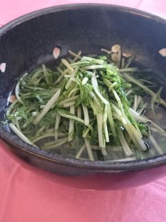 5分で副菜☆水菜のさっと煮-レシピのメイン写真