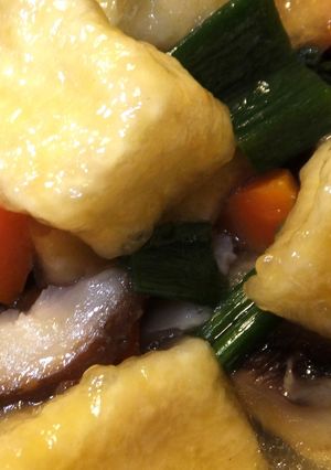 揚げ高野豆腐の煮物-レシピのメイン写真