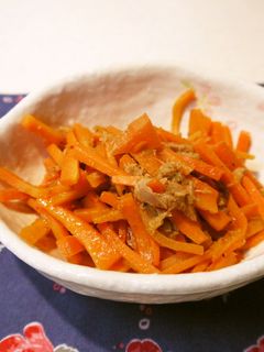 にんじんとツナのマヨ炒め-レシピのメイン写真