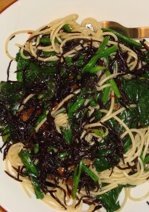 結構すごい色のパスタ-レシピのメイン写真