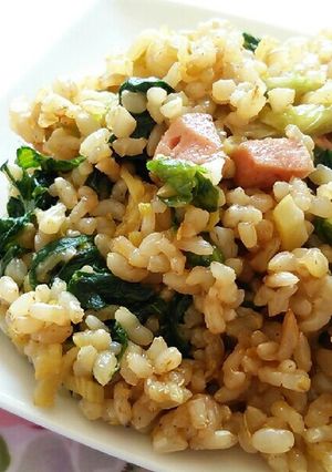 セロリレタス玄米チャーハン-レシピのメイン写真