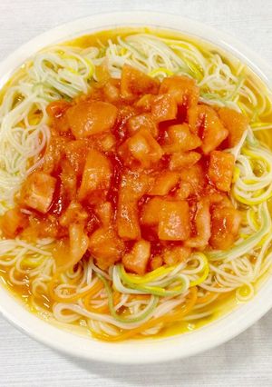 そうめんトマト キャベツトマトスープ-レシピのメイン写真