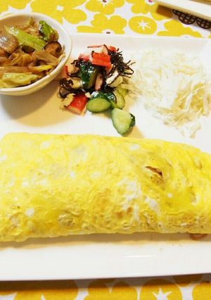 ボリュームタップリ!オム焼きそば-レシピのメイン写真