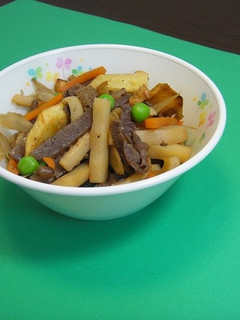 肉とじゃがいものきんぴら-レシピのメイン写真