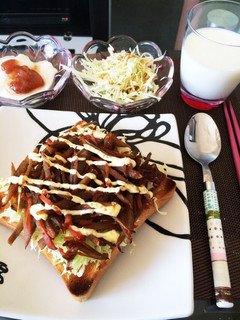 余ったきんぴらで★きんぴらごぼうトースト-レシピのメイン写真