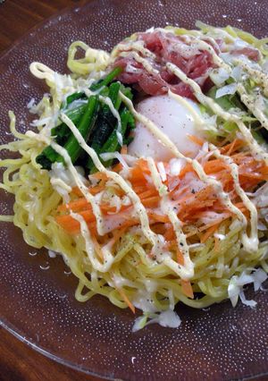 がっつり食べたい人向けラーメンサラダ♪-レシピのメイン写真