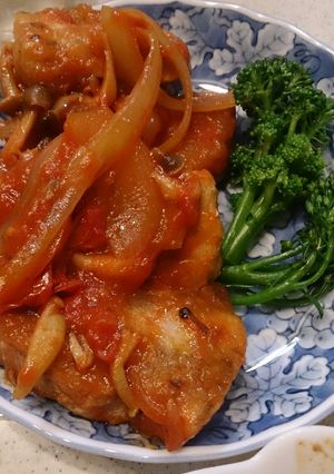 豚肉のケチャップ煮込み-レシピのメイン写真