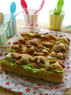 わんこちぎりぱん♪ホットドッグ☆-レシピのメイン写真