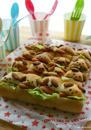 わんこちぎりぱん♪ホットドッグ☆-レシピのメイン写真