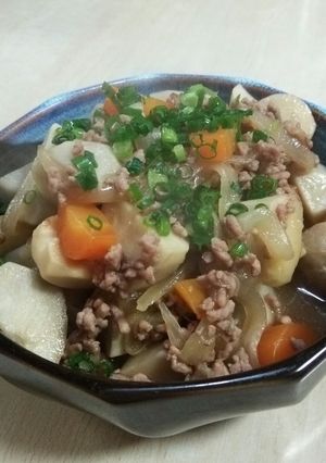 ほっこりおいしい☆里芋のそぼろ煮☆-レシピのメイン写真
