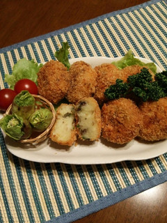 ふきのとう!じゃがいも・バターコロッケ♪-レシピのメイン写真