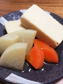 減塩!高野豆腐と根菜のやさしい煮物-レシピのメイン写真