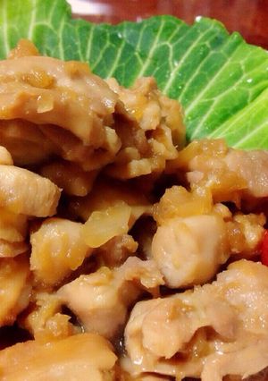 簡単☆りんごで漬けた鶏もも肉〜お弁当にも-レシピのメイン写真