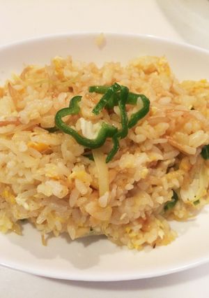 ランチに！超簡単♫なめたけでピラフ風炒飯-レシピのメイン写真