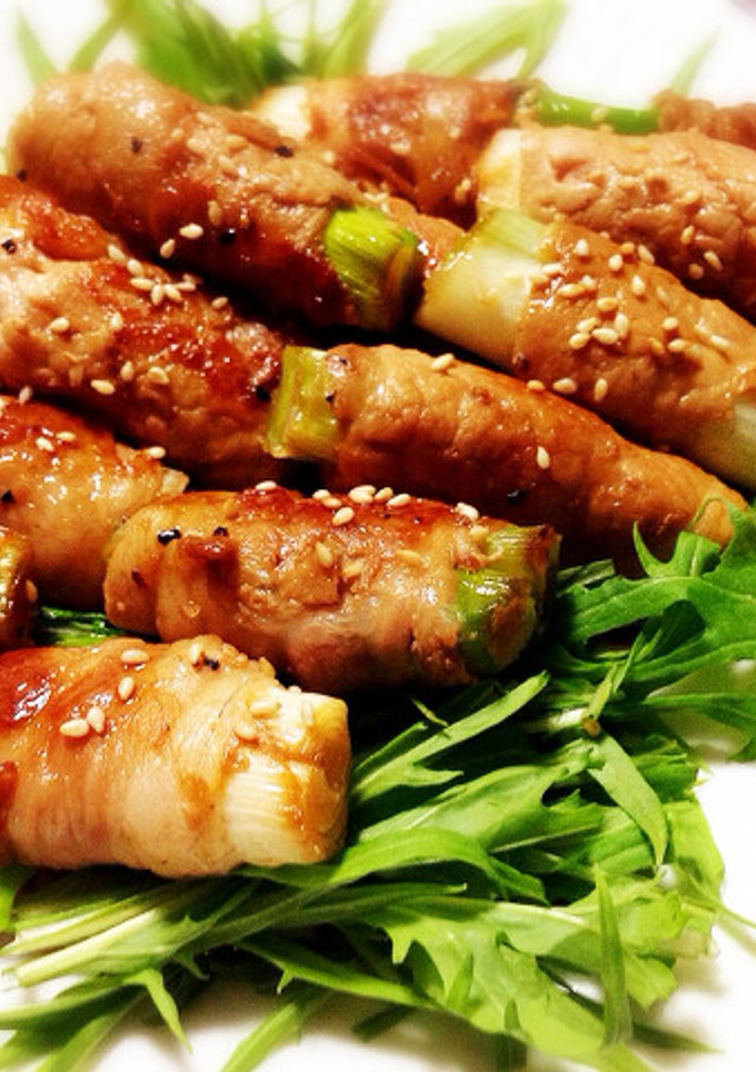 ネギの肉巻き照り焼き-レシピのメイン写真