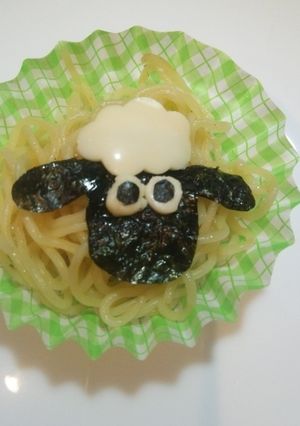 パスタで簡単ひつじのショーン♪-レシピのメイン写真