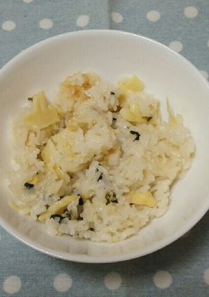 しそわかめ入り竹の子ご飯-レシピのメイン写真