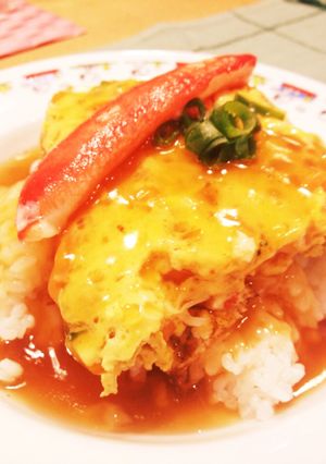 とろとろあん、たっぷり。簡単「かに玉」-レシピのメイン写真