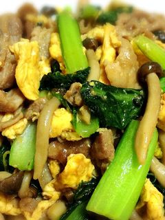 ご飯と相性抜群♬豚肉と小松菜炒め-レシピのメイン写真