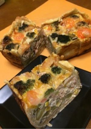 具沢山！分厚い満足キッシュ♡-レシピのメイン写真
