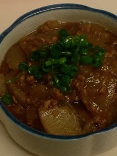 母のための大根のそぼろ煮-レシピのメイン写真
