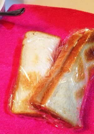ふりかけでタラモサラダ味のサンドイッチ♡-レシピのメイン写真