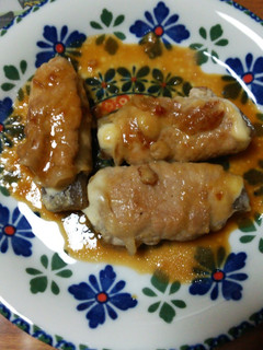 照り焼き豚肉チーズ巻き-レシピのメイン写真