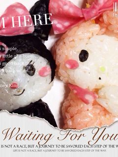 キャラ弁 くろみ、マイメロちゃん-レシピのメイン写真