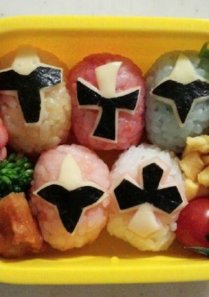 簡単☆ニンニンジャーのキャラ弁-レシピのメイン写真