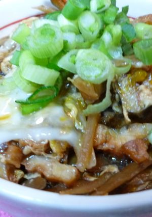 簡単・美味！あなごとごぼうで柳川丼♡-レシピのメイン写真