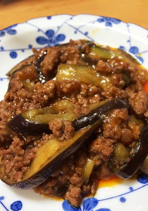 キムチの素で麻婆茄子-レシピのメイン写真