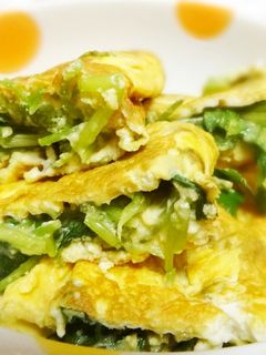 三つ葉の卵焼き-レシピのメイン写真