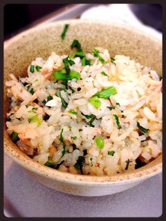 鮭と春菊の混ぜ御飯-レシピのメイン写真