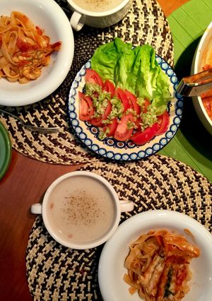 赤エビ&トマトのクリームソースパスタ-レシピのメイン写真
