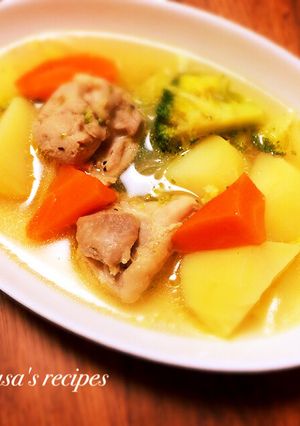 野菜たっぷり！簡単チキンポトフ-レシピのメイン写真