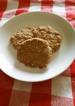 覚書ＦＰでオーツ麦とピーナッツのクッキー-レシピのメイン写真