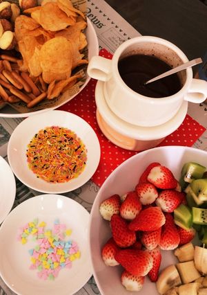 レンジで〜♬チョコフォンデュパーティー♡-レシピのメイン写真