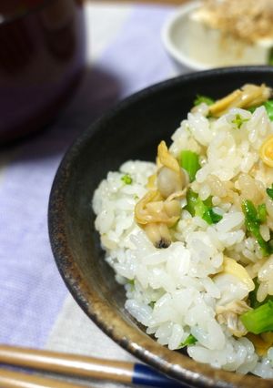 春の混ぜご飯〜あさりと菜の花で-レシピのメイン写真