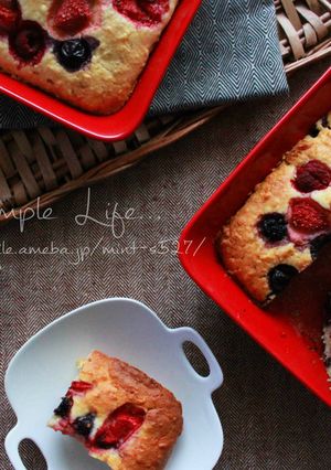 おもてなしに♬ミックスベリーケーキ-レシピのメイン写真