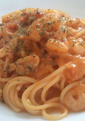 市販で簡単！ミートクリームパスタ★-レシピのメイン写真