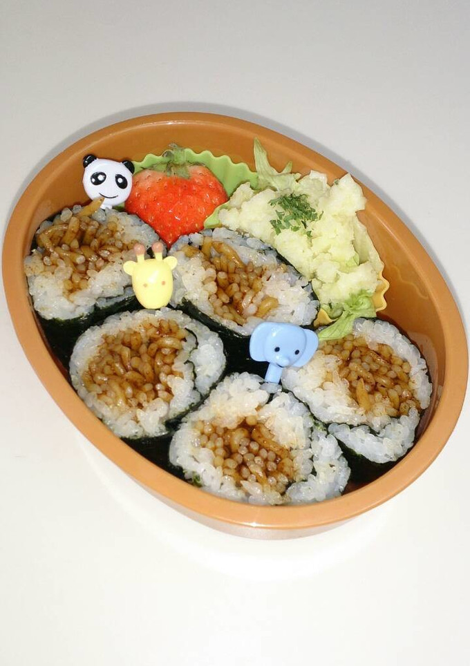 焼きそば巻き　弁当-レシピのメイン写真