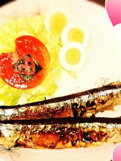 超簡単冷凍無塩秋刀魚焼きとハサミで下拵え-レシピのメイン写真