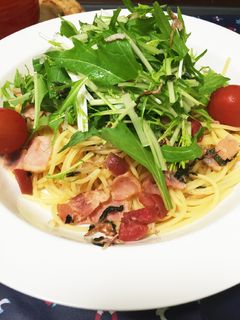 しらすと梅と大葉のパスタ-レシピのメイン写真