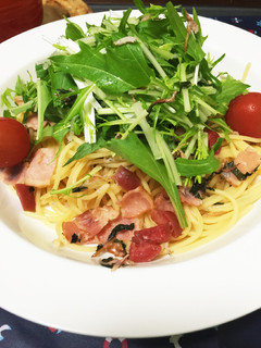 しらすと梅と大葉のパスタ-レシピのメイン写真
