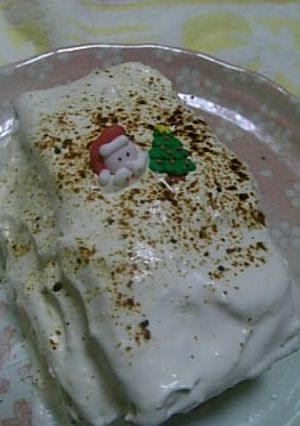 超簡単★クリスマスホワイトケーキ-レシピのメイン写真