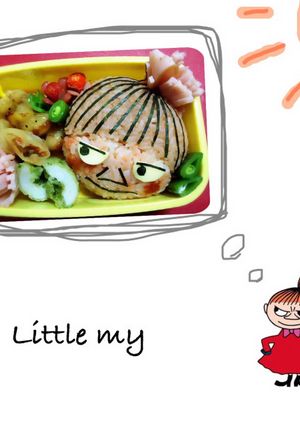 簡単 キャラ弁 ムーミン リトルミイ-レシピのメイン写真