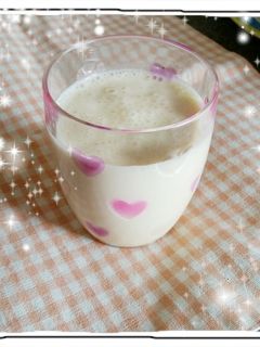 便秘解消♡?豆乳きな粉ドリンク-レシピのメイン写真
