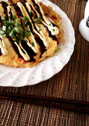 簡単焼きそばアレンジ☆1広島焼き風-レシピのメイン写真
